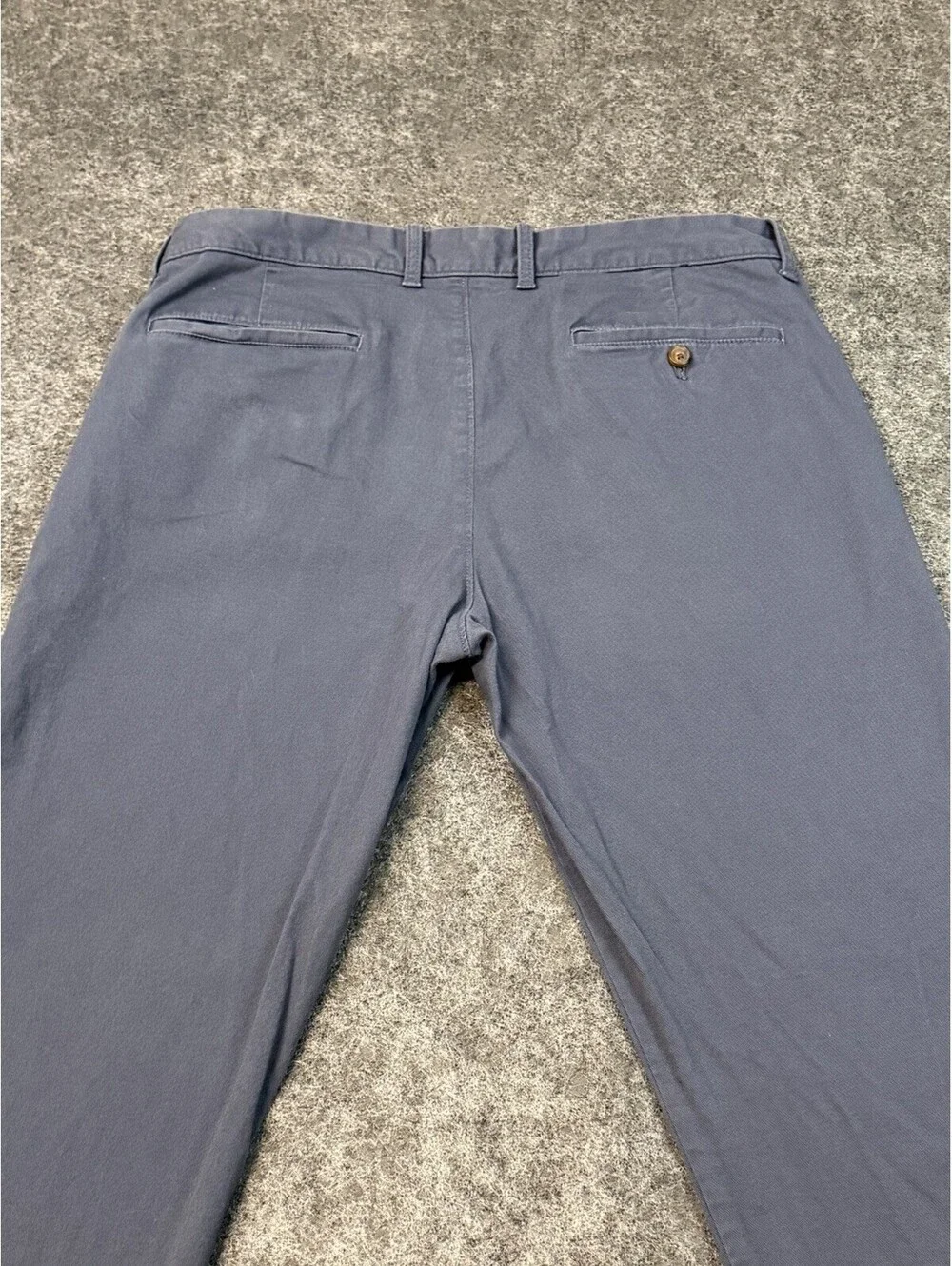 J.Crew Flex Straight Chino Pants Mens 34x32 Blue Gray Stretch Casual Cotton